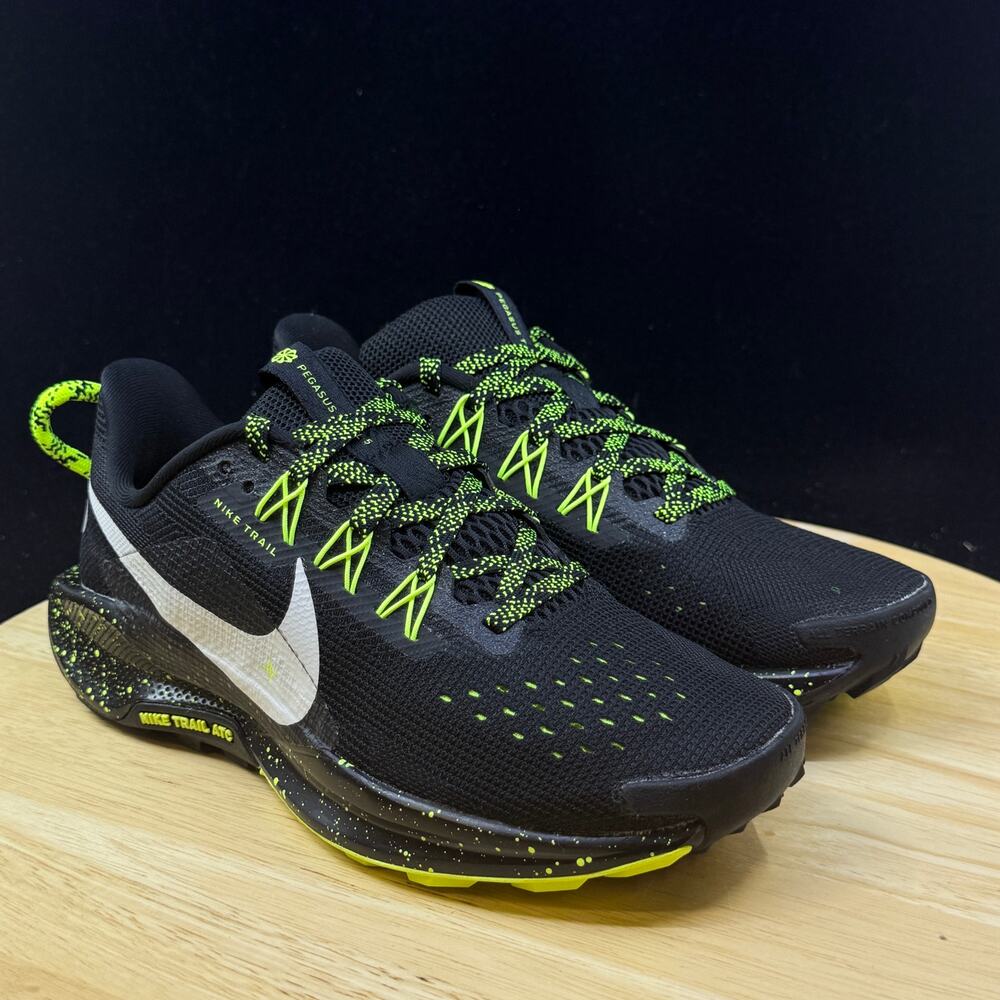 Nike Wmns Reactx Pegasus Trail 5 Black Phantom Volt Ice Womens Size 6 DV3865-011 - Picture 4 of 10
